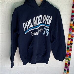Philadelphia Pennsylvania 76 Vintage Women's Navy Sweatshirt sz S
